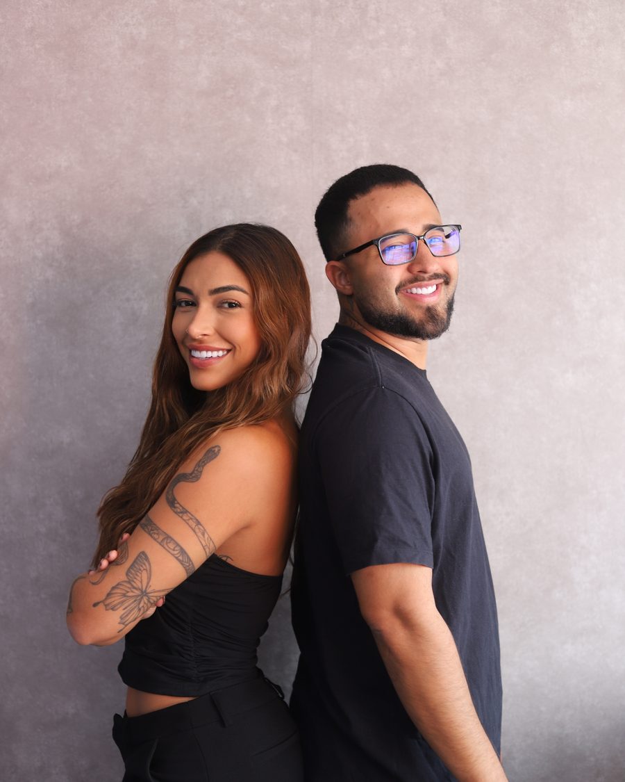 Lucas Vrau e Victoria juntos